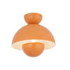 DECKENLEUCHTE 23/20 cm   - Orange, Design, Metall (23/20cm) - Collet's Monde