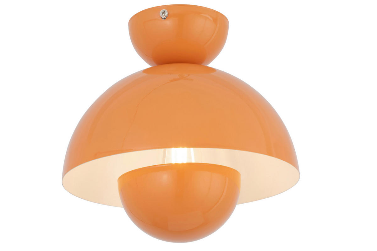DECKENLEUCHTE 23/20 cm   - Orange, Design, Metall (23/20cm) - Collet's Monde