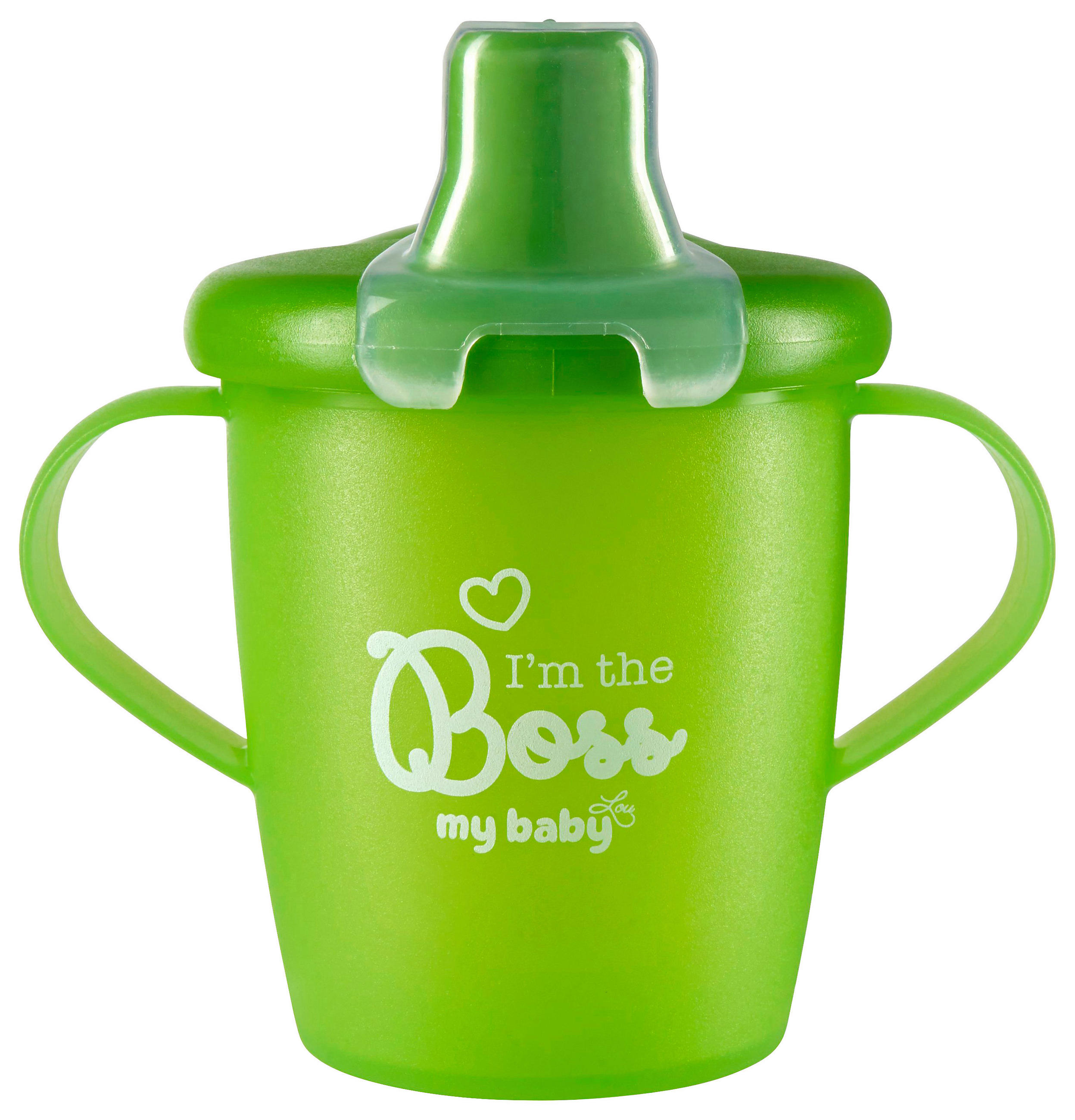 BARNMUGG Ther Boss  - grön, Basics, plast (7cm) - My Baby Lou