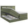 BOXSPRINGBETT 200/200 cm  in Grün  - Grün, Design, Holzwerkstoff/Kunststoff (200/200cm) - MID.YOU