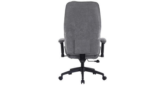 DREHSTUHL Chenille Grau - Schwarz/Grau, Design, Kunststoff/Textil (76/116-124/64.5cm) - Novel