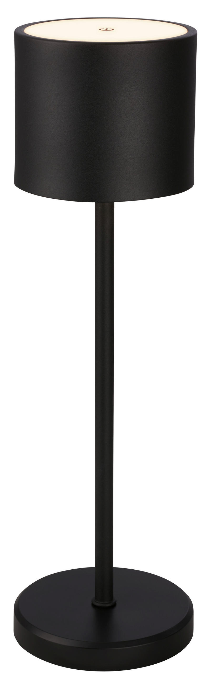 PUNJIVA STONA LAMPA - crna, Osnovno, metal/plastika (12,5/39,5cm)