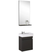 BADEZIMMER - Anthrazit, Design, Glas/Keramik (43/26cm) - Xora