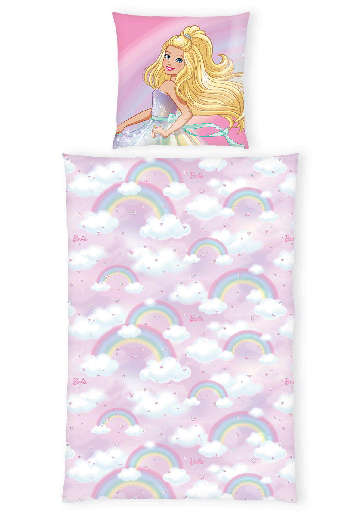 JUGENDBETTWÄSCHE 135/200 cm  - Pink, Basics, Textil (135/200cm) - Herding