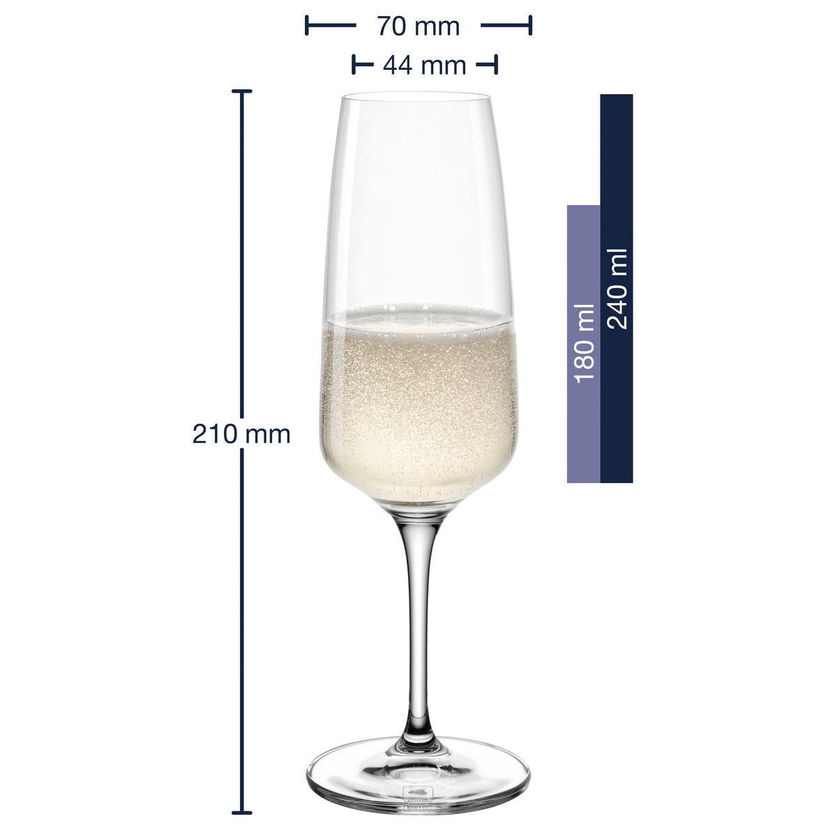 GLÄSERSET Cesti 12-teilig  - Klar, Design, Glas - Leonardo