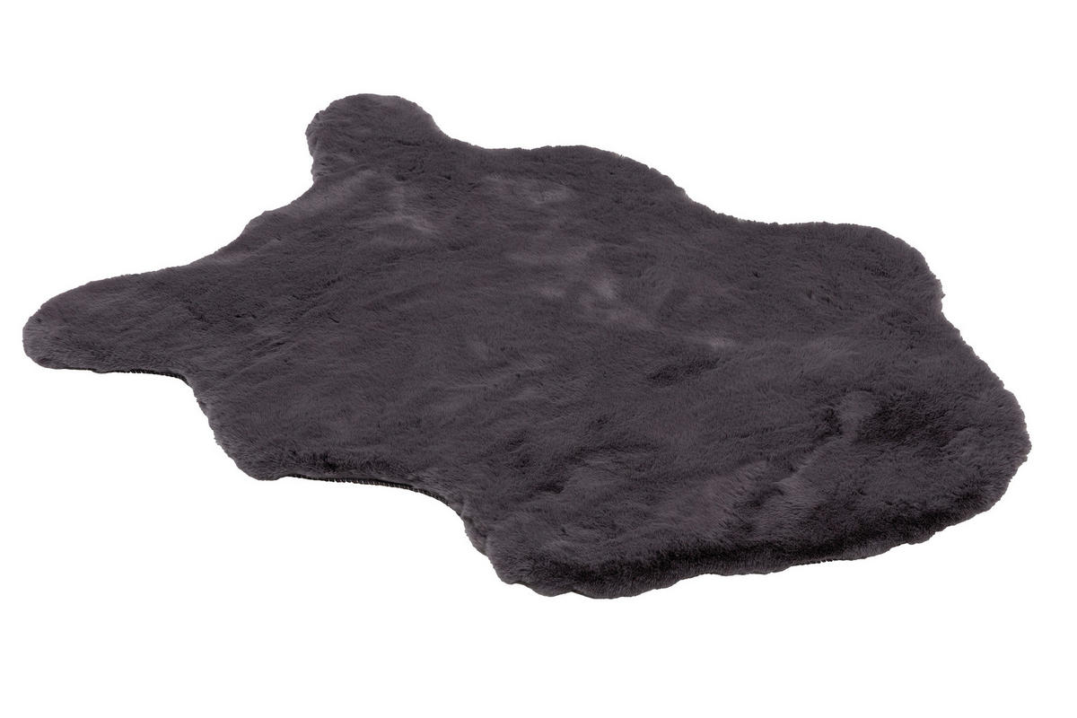 KUNSTFELL 60/90 cm TENDER  - Anthrazit, KONVENTIONELL, Textil (60/90cm) - Schöner Wohnen