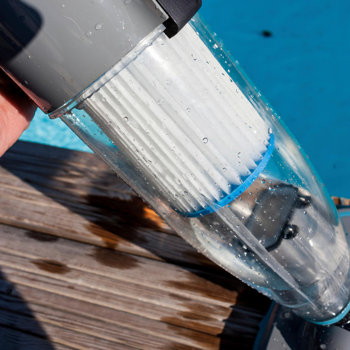 POOLSAUGER VCB50P 2021  - Grau, KONVENTIONELL, Kunststoff (87/30/21cm) - Gre