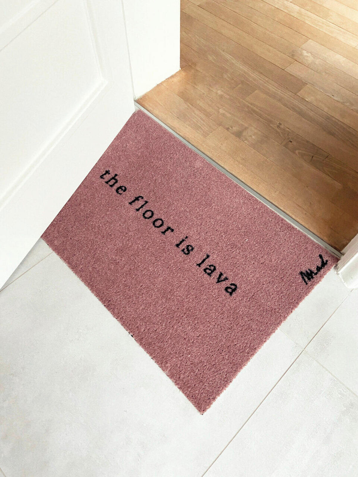 FUßMATTE  50/75 cm  Pink  - Pink, Trend, Kunststoff (50/75cm) - madaboutmats