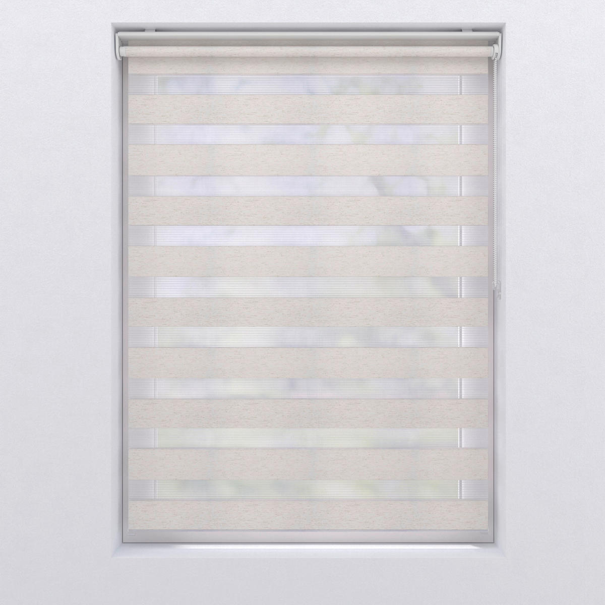 DOPPELROLLO  halbtransparent  60/150 cm    - Naturfarben, Basics, Textil (60/150cm)