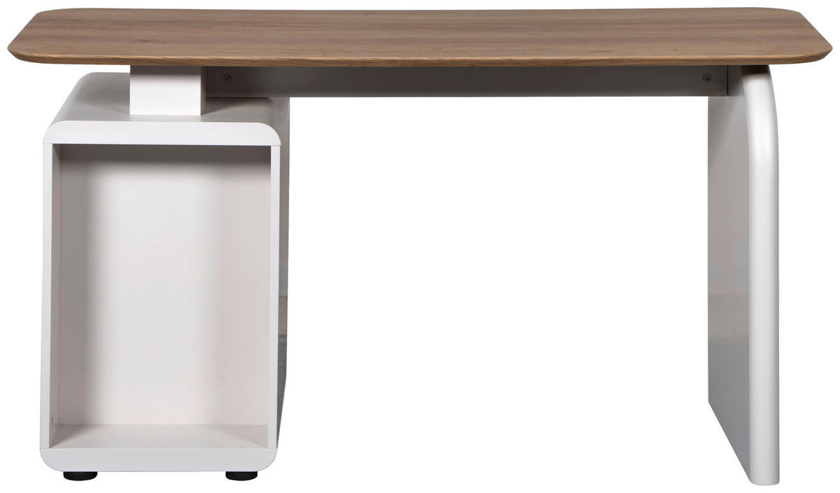 SCHREIBTISCH 140/60/75 cm Eichefarben, Kaschmir  - Kaschmir/Eichefarben, MODERN, Holzwerkstoff (140/60/75cm) - MID.YOU