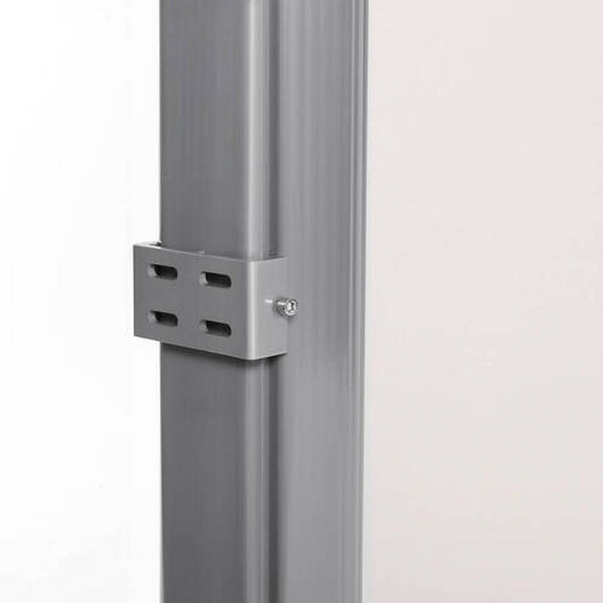 Seitenmarkise 350x200cm - Beige/Alufarben, Basics, Textil/Metall (350/200cm) - Modante