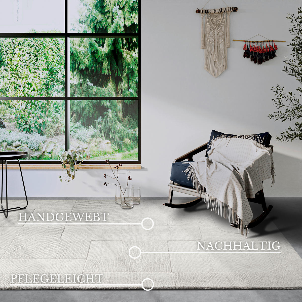 HANDWEBTEPPICH 120/170 cm Kollektion 1906 Creme  - Creme, Design, Textil (120/170cm) - Villeroy & Boch