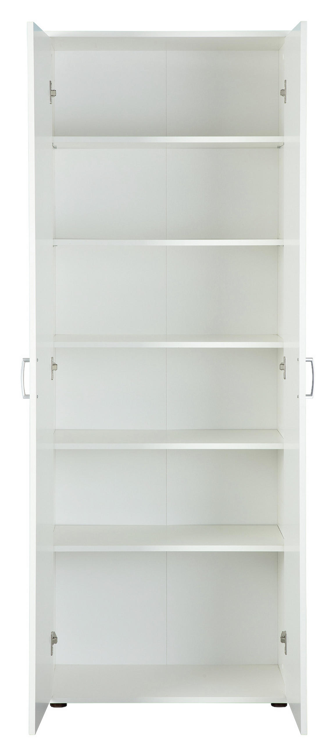 VIACÚČELOVÁ SKRIŇA, biela, 70/189/34 cm - čierna/biela, Basics, kompozitné drevo/plast (70/189/34cm) - MID.YOU