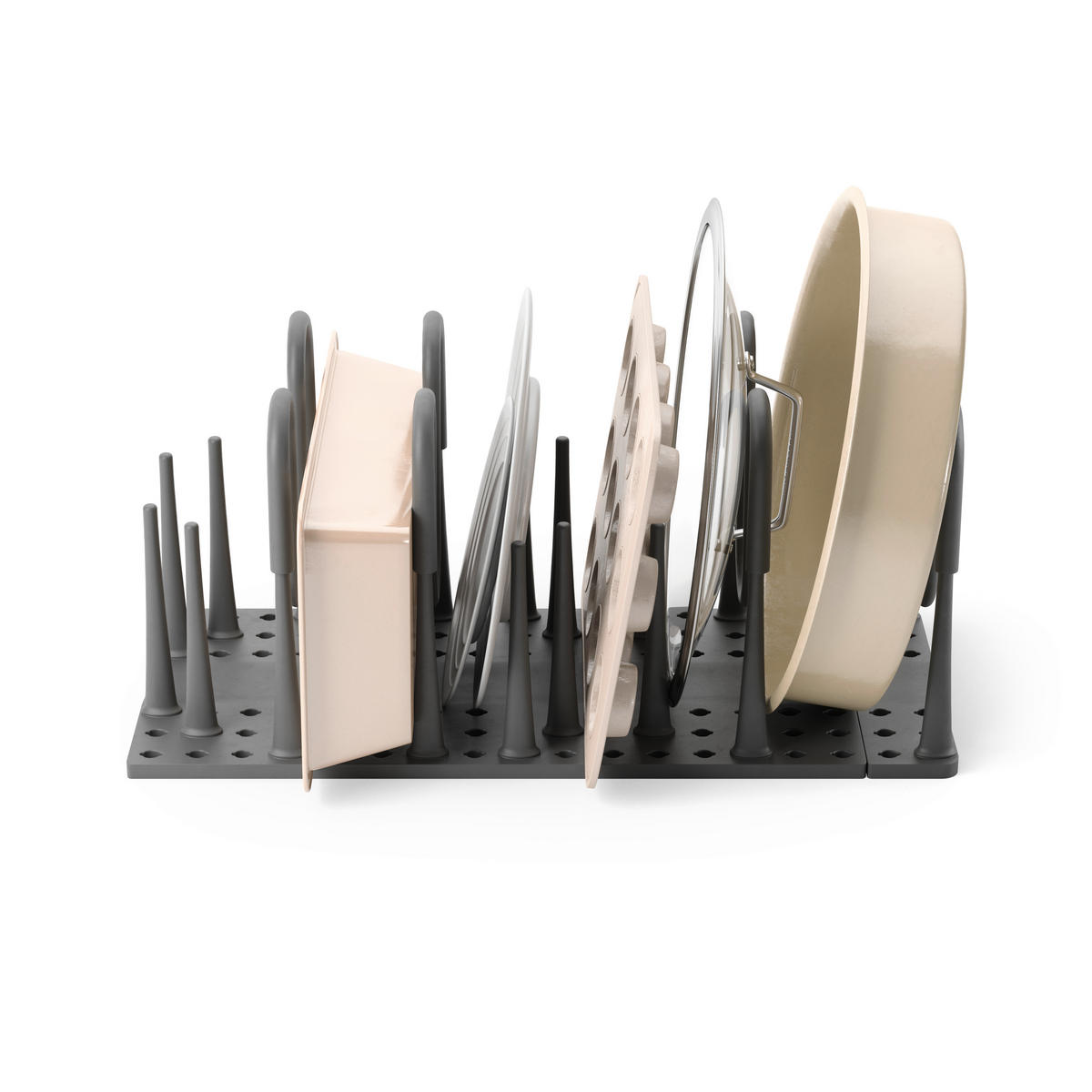 SCHUBLADENEINTEILUNG - Grau, Basics, Kunststoff (54/19/21cm) - Umbra