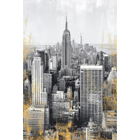 ALUMINIUMBILD Städte  - Multicolor, Basics, Metall (120/80/2cm) - Euroart