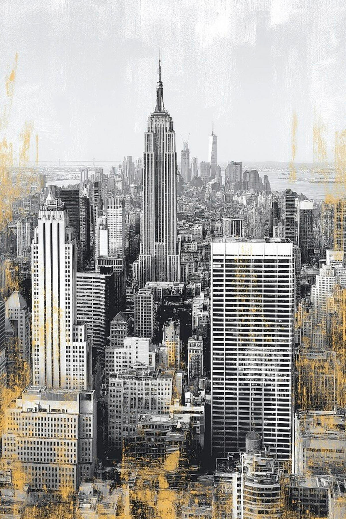 ALUMINIUMBILD Städte  - Multicolor, Basics, Metall (120/80/2cm) - Euroart