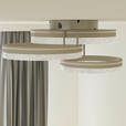 LED-DECKENLEUCHTE 72/63/22 cm   - Cappuccino, Design, Kunststoff/Metall (72/63/22cm) - Novel