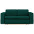 SCHLAFSOFA in Textil Grün - Silberfarben/Grün, KONVENTIONELL, Kunststoff/Textil (190/83/98cm) - Carryhome SCHLAFSOFA in Textil Grün - Silberfarben/Grün, KONVENTIONELL, Kunststoff/Textil (190/83/98cm) - Carryhome