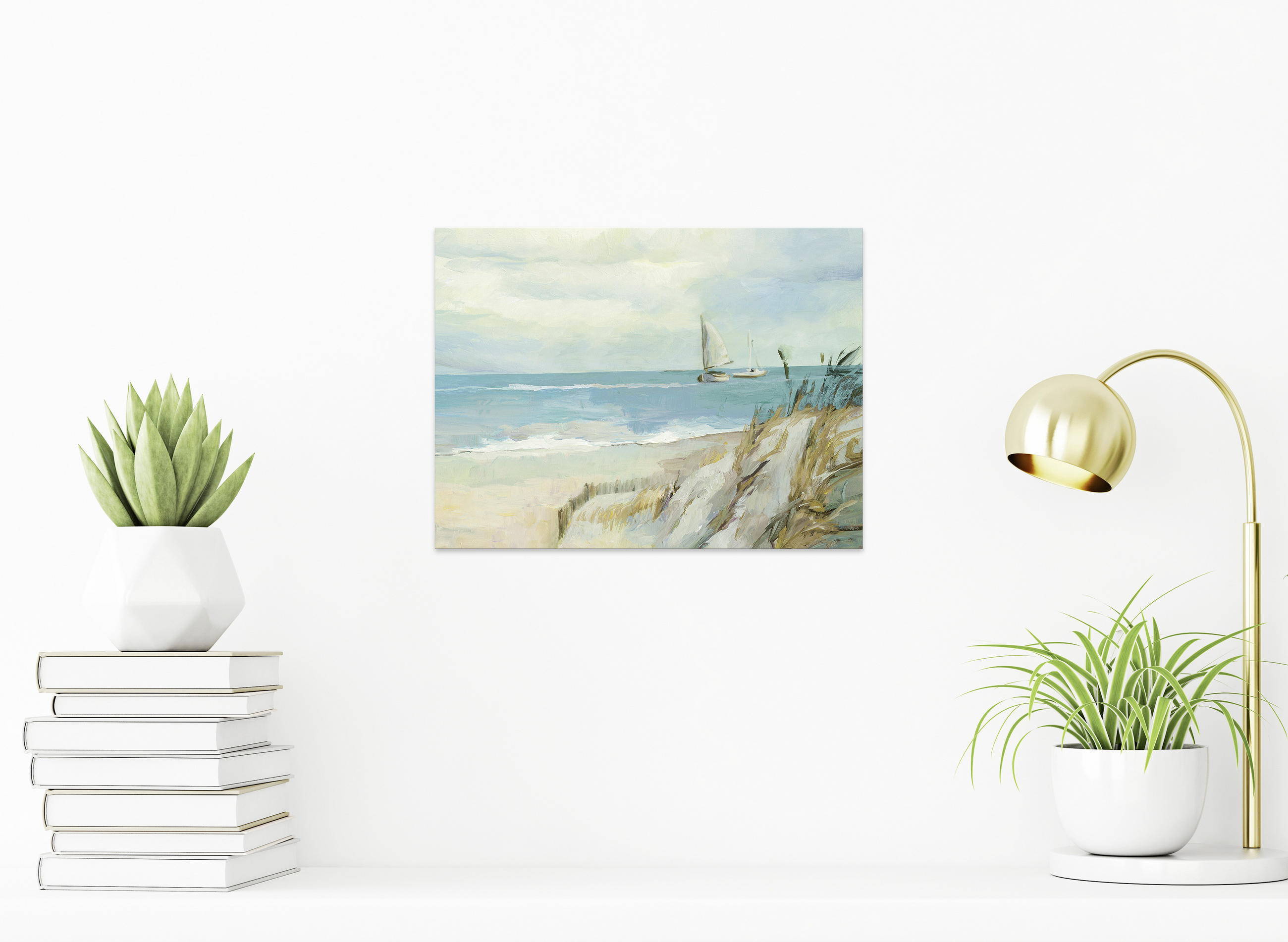 KEILRAHMENBILD Strand & Meer  - Multicolor, KONVENTIONELL, Holz/Papier (30/40cm) - Euroart
