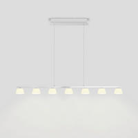 LED-PENDELLEUCHTE 122/5.5/60-180 cm  - Alufarben, Design, Metall (122/5.5/60-180cm) - Hell