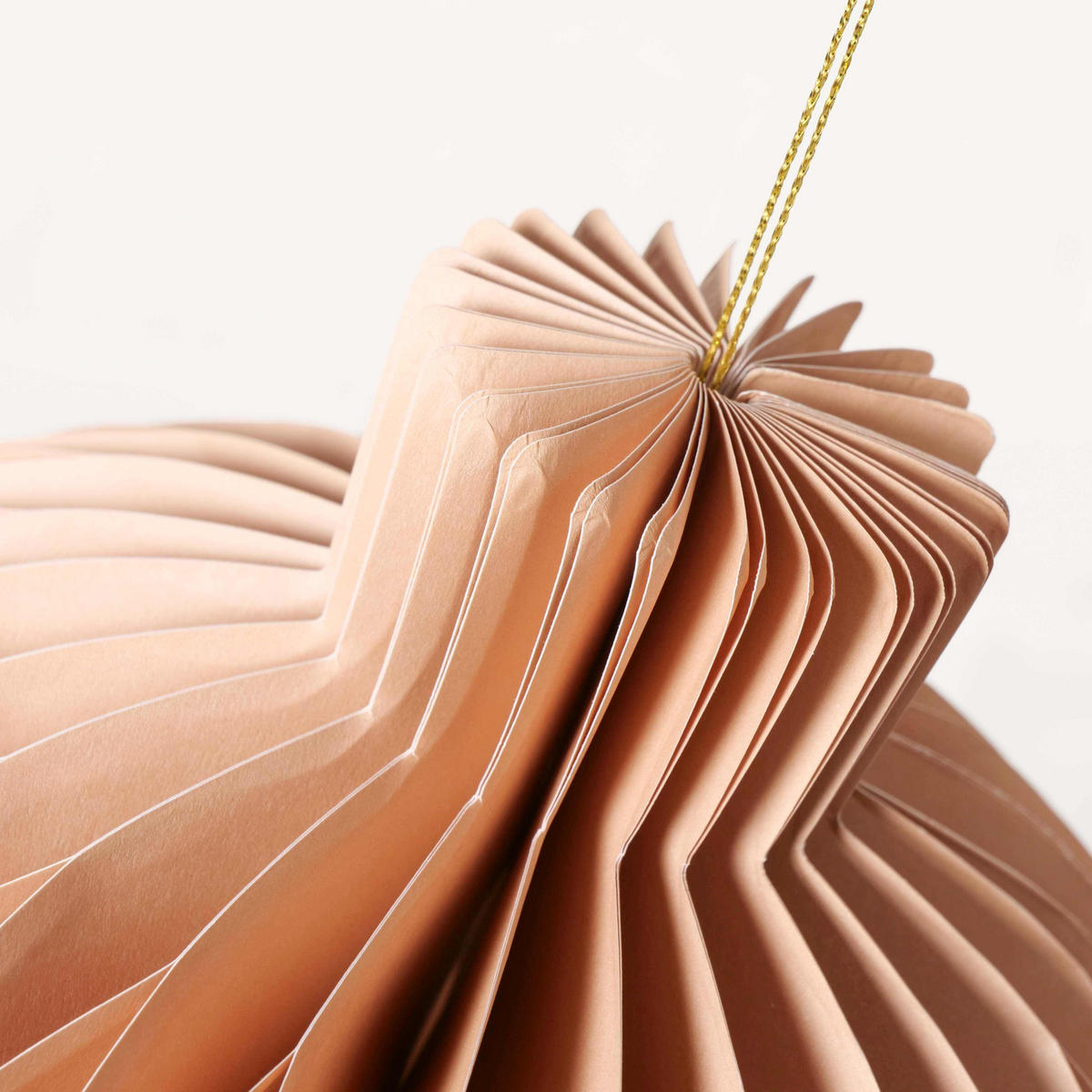 CHRISTBAUMANHÄNGER 22 cm  - Beige, Basics, Papier (22cm) - Boltze Home