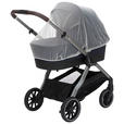 MÜCKENNETZ - Grau, Basics, Textil (140/60cm) - My Baby Lou
