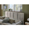 POLSTERBETT 180/200 cm  in Grau  - Schwarz/Grau, Design, Holz/Textil (180/200cm) - Xora