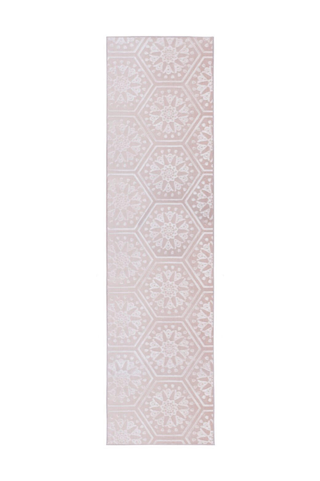 LÄUFER 80/150 cm Monroe 225 Rosa Rosa  - Rosa, KONVENTIONELL, Kunststoff/Textil (80/150cm)