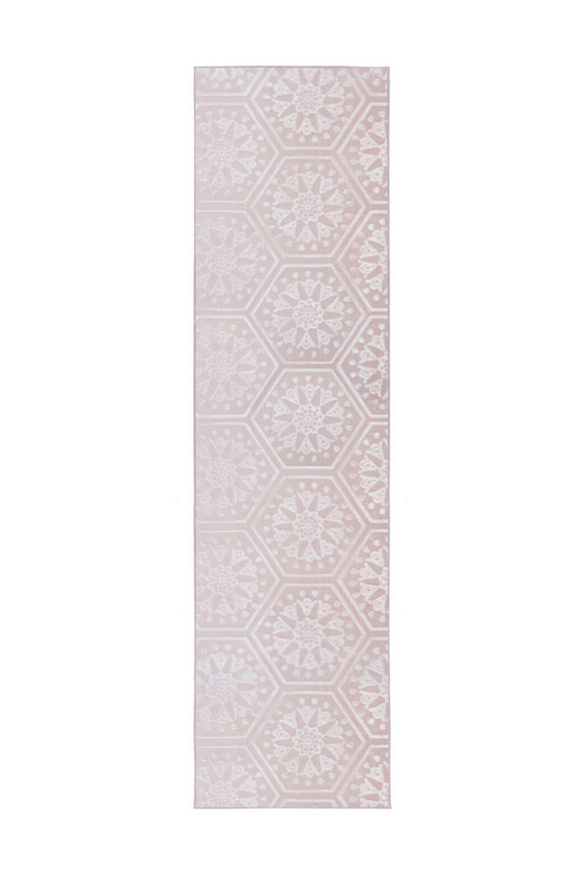 FLACHWEBETEPPICH 80/150 cm Monroe 225 Rosa Rosa  - Rosa, KONVENTIONELL, Kunststoff/Textil (80/150cm)