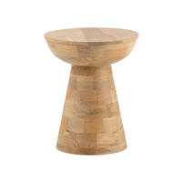 BEISTELLTISCH in Holz 37/37/45 cm  - Braun, Design, Holz (37/37/45cm) - Livetastic