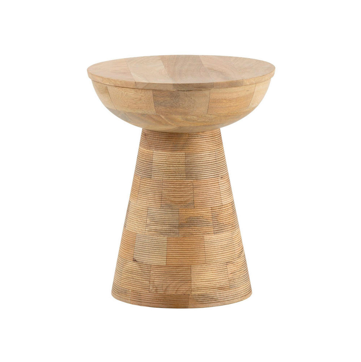 BEISTELLTISCH in Holz 37/37/45 cm  - Braun, Design, Holz (37/37/45cm) - Livetastic