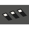 UNTERBAULEUCHTEN-SET 7/0,4/19 cm   - Schwarz, Basics, Metall (7/0,4/19cm)