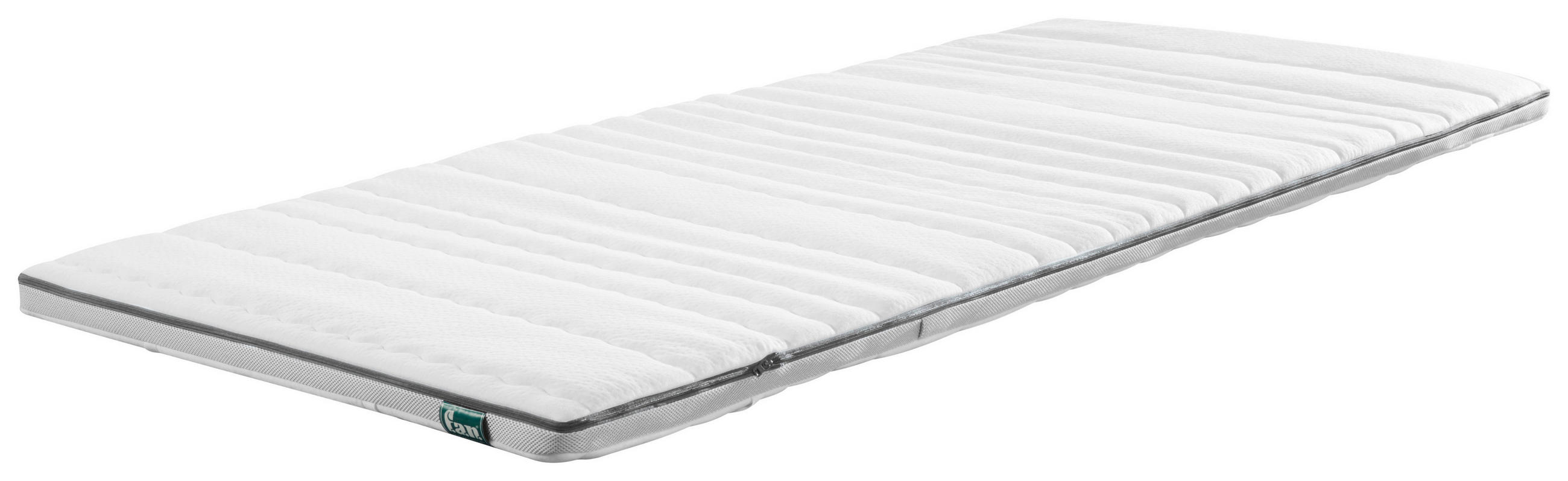 Thumbnail - Modante Topper, Weiß, Textil, Füllung: Polyester, 160x200 cm, Oeko-Tex® Standard 100, Bezug abnehmbar/waschbar, optimale...