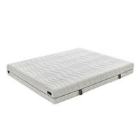 TASCHENFEDERKERNMATRATZE ROYAL DUO 7, 180/200 cm, Höhe ca.: 22 cm, H2 + H3 = mittel + fest, 7-Zonen - Weiß, Basics, Textil (180/200cm) - Yatas