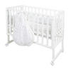 BEISTELLBETT Stubenbett 3 in 1 Sternenzauber  - Hellgrau/Weiß, Basics, Holzwerkstoff/Textil (49,5/85,5/90cm) - Roba