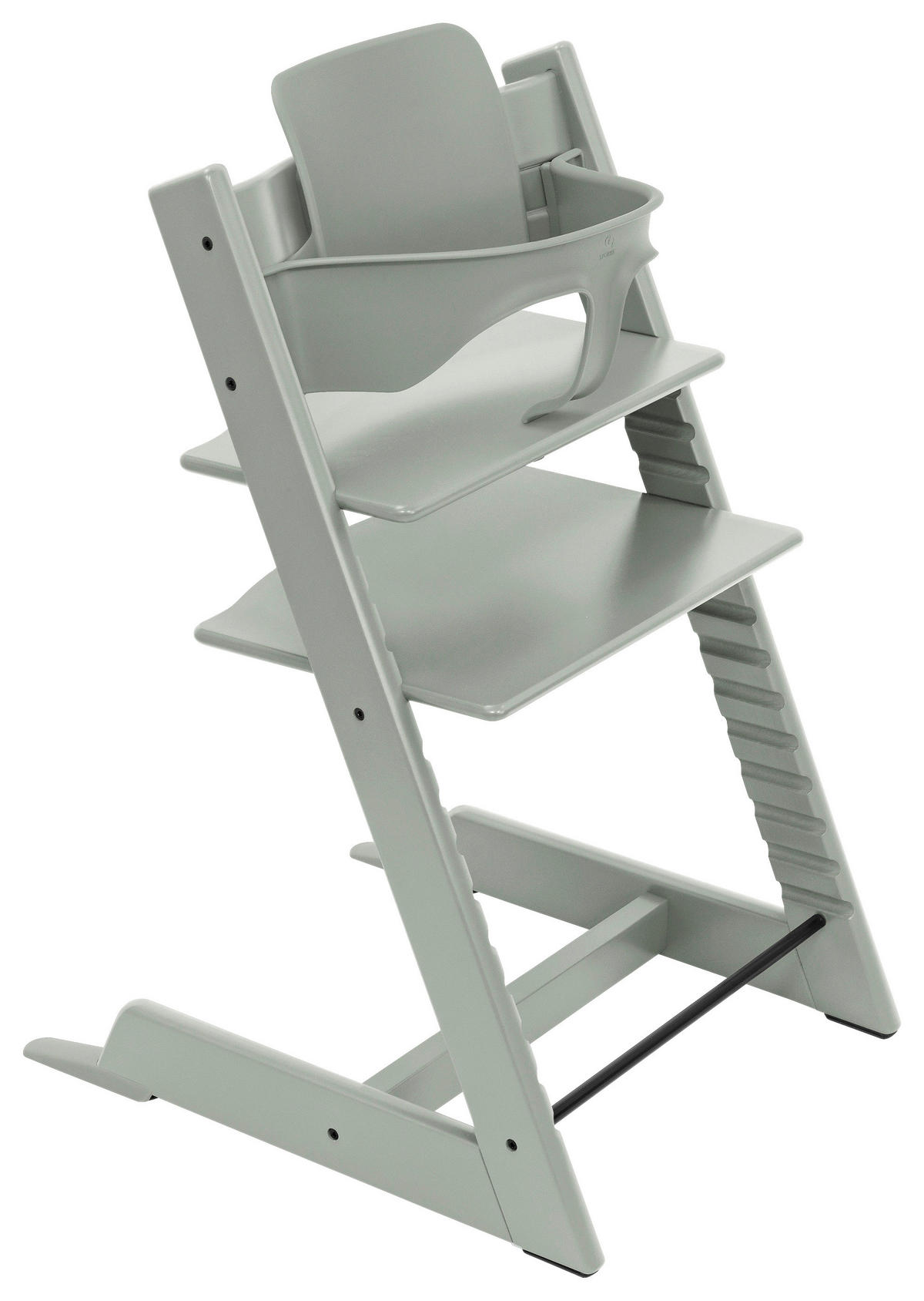 HOCHSTUHL-SET Tripp Trapp Bundles  - Salbeigrün, Basics, Holz (83/65/46cm) - Stokke