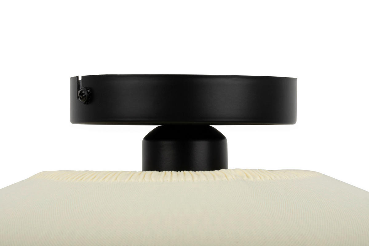 DECKENLEUCHTE 50/26,4 cm   - Beige, Design, Textil/Metall (50/26,4cm) - Collet's Monde
