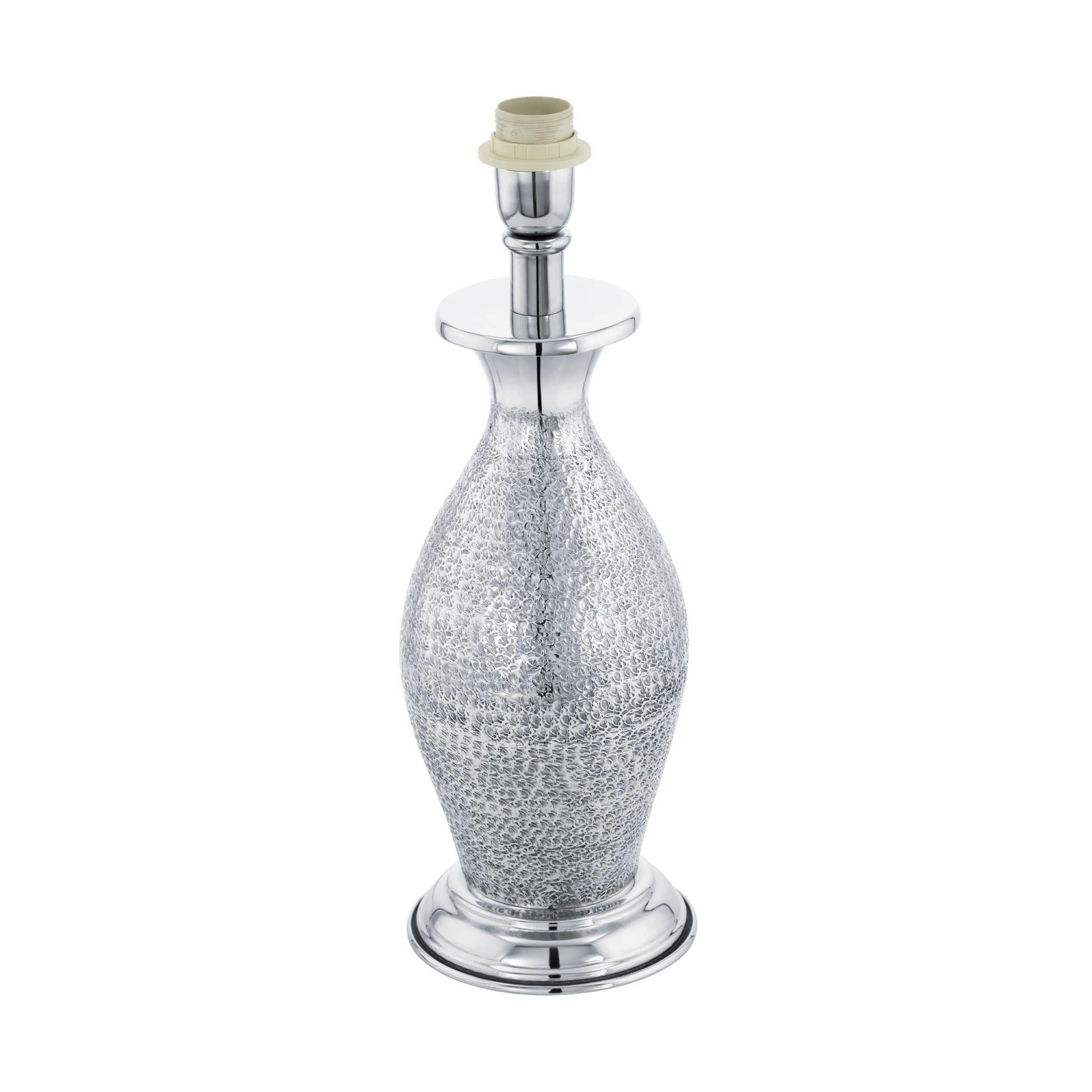 LEUCHTENFUß 15,5/42 cm   - Chromfarben, KONVENTIONELL, Metall (15,5/42cm) - Eglo