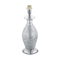 LEUCHTENFUß 15,5/42 cm   - Chromfarben, KONVENTIONELL, Metall (15,5/42cm) - Eglo