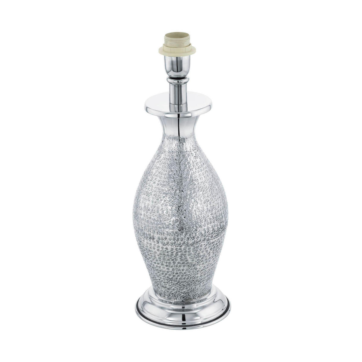 LEUCHTENFUß 15,5/42 cm   - Chromfarben, KONVENTIONELL, Metall (15,5/42cm) - Eglo