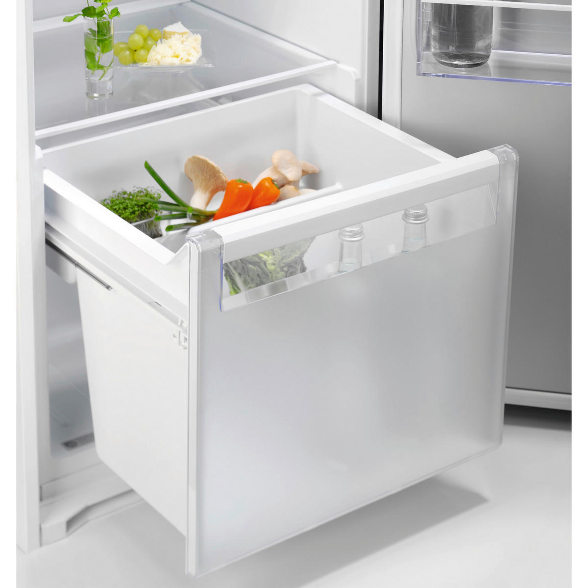 KÜHLSCHRANK 54,6/177,2/54,9 cm EFD6DE18S1  - Weiß, Basics, Glas/Kunststoff (54,6/177,2/54,9cm) - Electrolux
