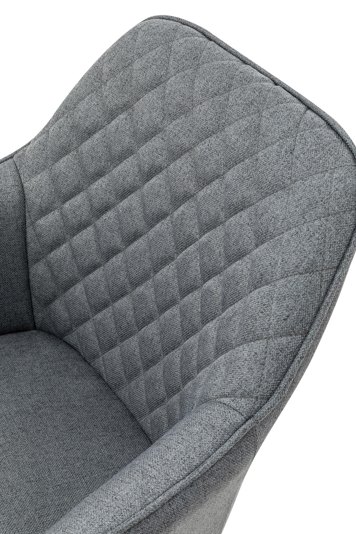 SADA STOLIČIEK S PODRÚČKAMI 2 kus - sivá/prírodná farba, Modern, drevo/textil (59/88/61cm) - Livetastic