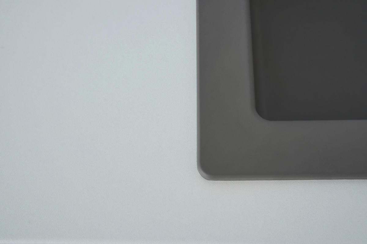 SPÜLE 1712OHIO50X44G  - Grau, Trend, Glas/Kunststoff (50/19/44cm) - Respekta