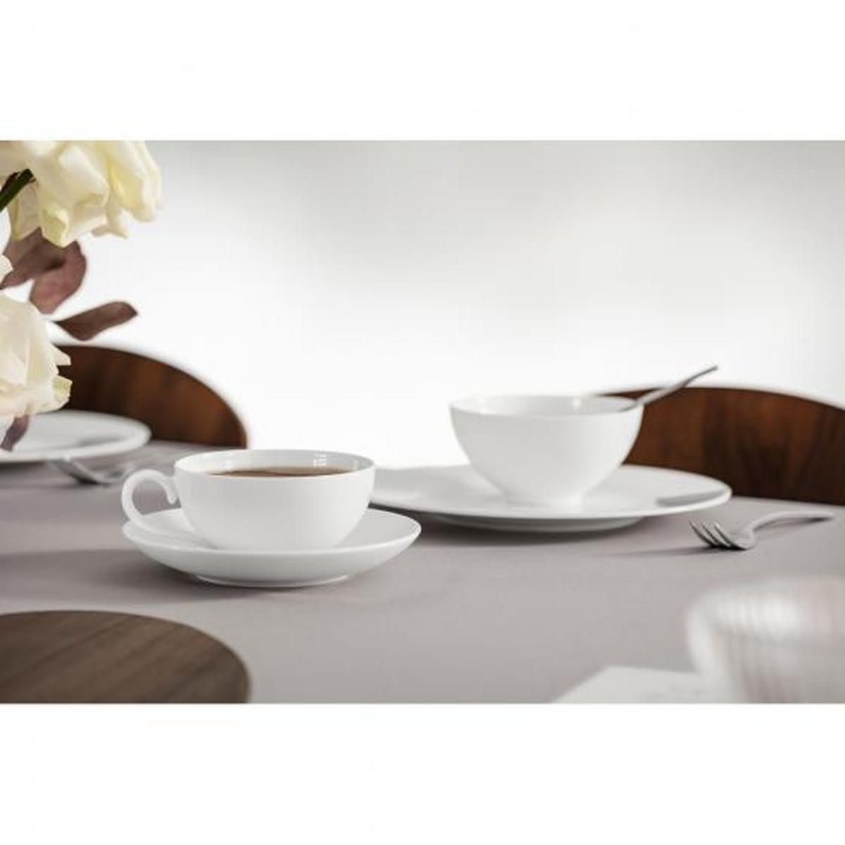 UNTERTASSE Noblesse  15 cm   - Weiß, Basics, Keramik (15cm) - Noblesse - V&B