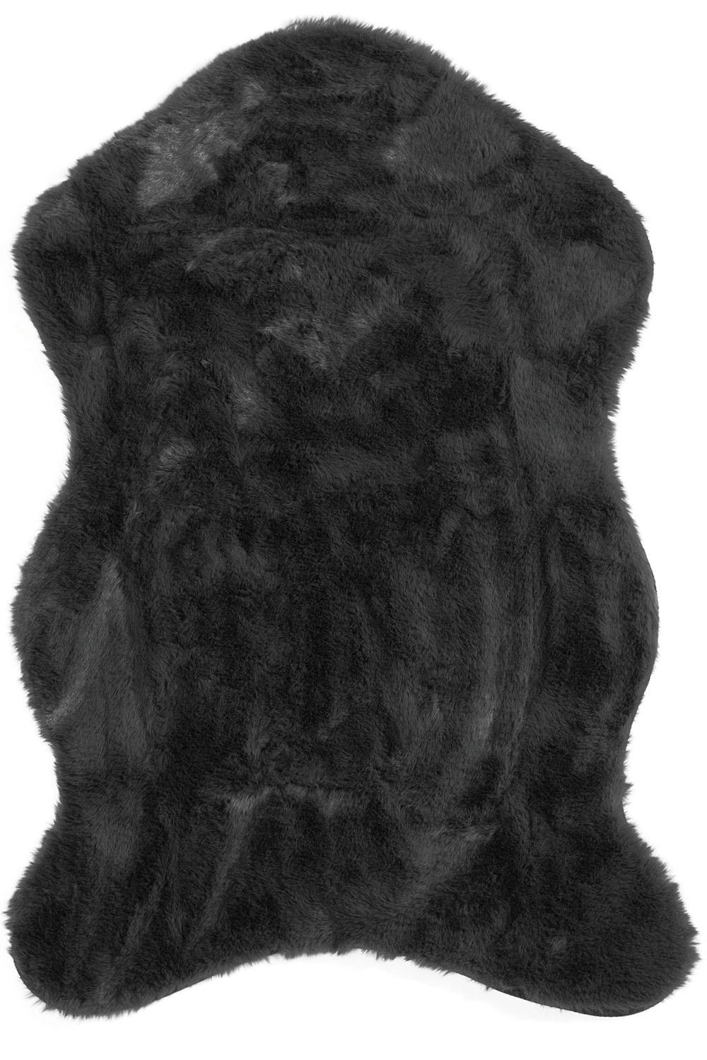 KRZNENI TEPIH antracit - antracit, Basics, koža/tekstil (60/90cm)