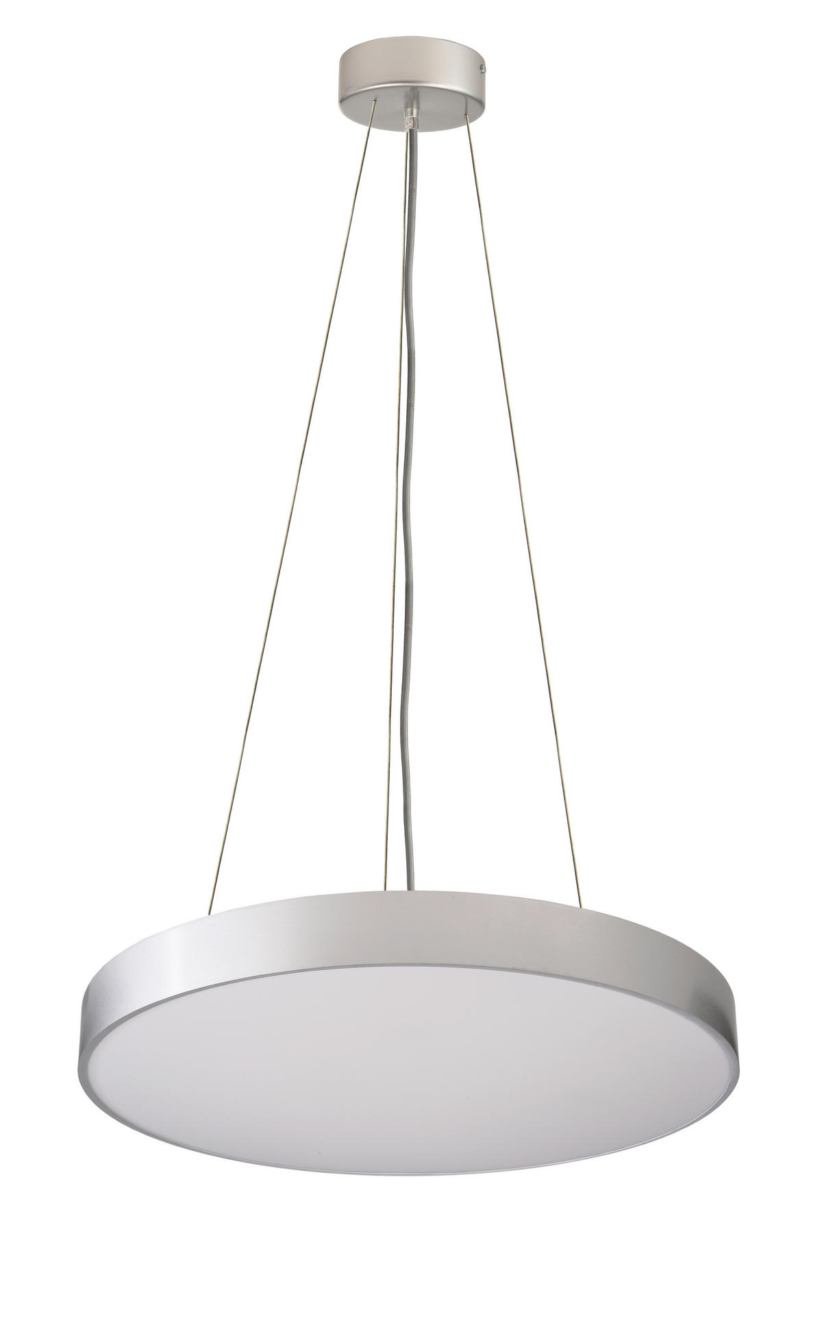 LED-HÄNGELEUCHTE Menkar 60/60/220 cm   - Alufarben, Design, Metall (60/60/220cm)