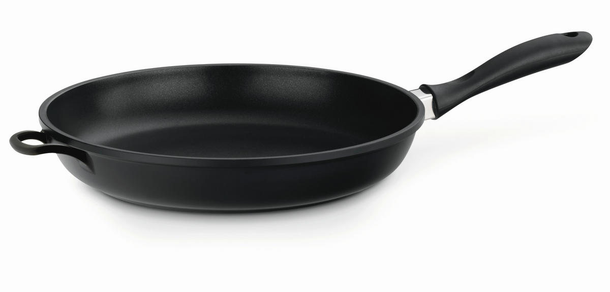 BRATPFANNE  - Schwarz, KONVENTIONELL, Metall (32/6cm) - Kela