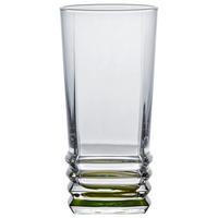 ČAŠA ZA PRODUŽENA PIĆA  335 ml  - prozirna/zelena, Osnovno, staklo (6,8/14cm) - Homeware