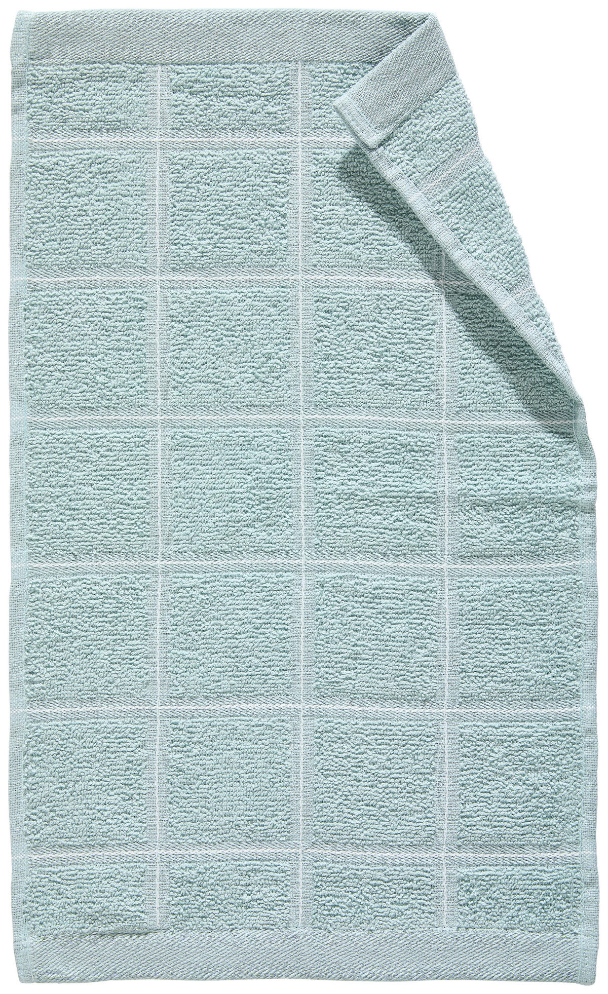 GÄSTETUCHSET 30/50 cm CHECK Grün 2-teilig  - Grün, Textil (30/50cm) - Esposa