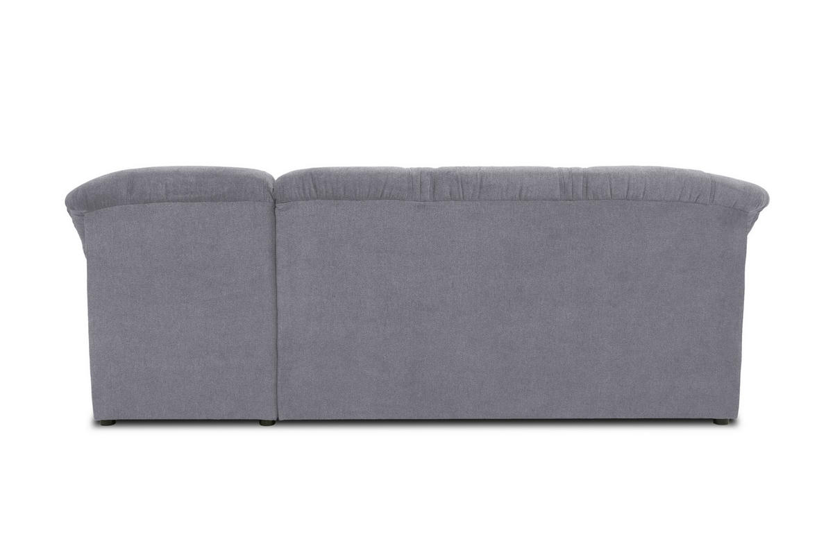 ECKSOFA Dunkelgrau Mikrofaser  - Dunkelgrau/Schwarz, KONVENTIONELL, Kunststoff/Textil (232/146cm) - MID.YOU
